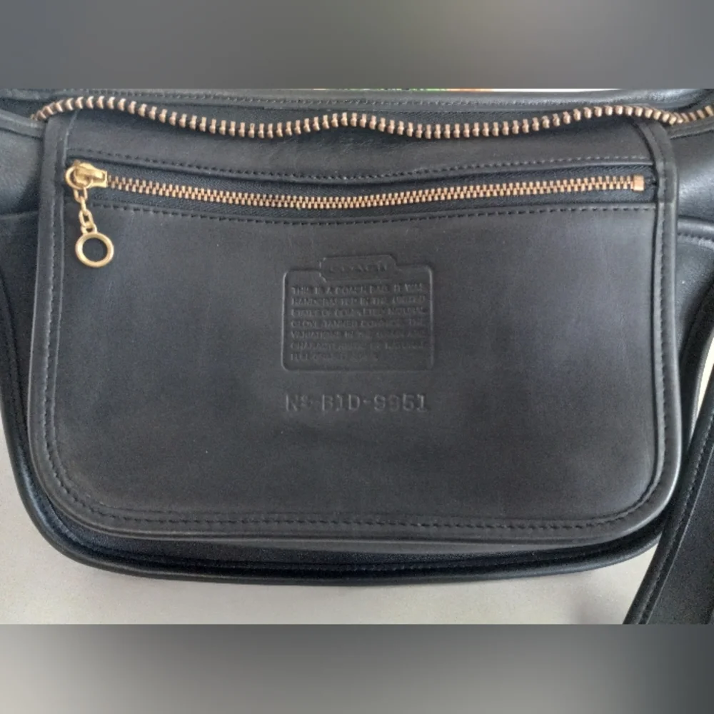 Coach Patricia's Legacy, 2001 Crossbody Bag, #9951 Black